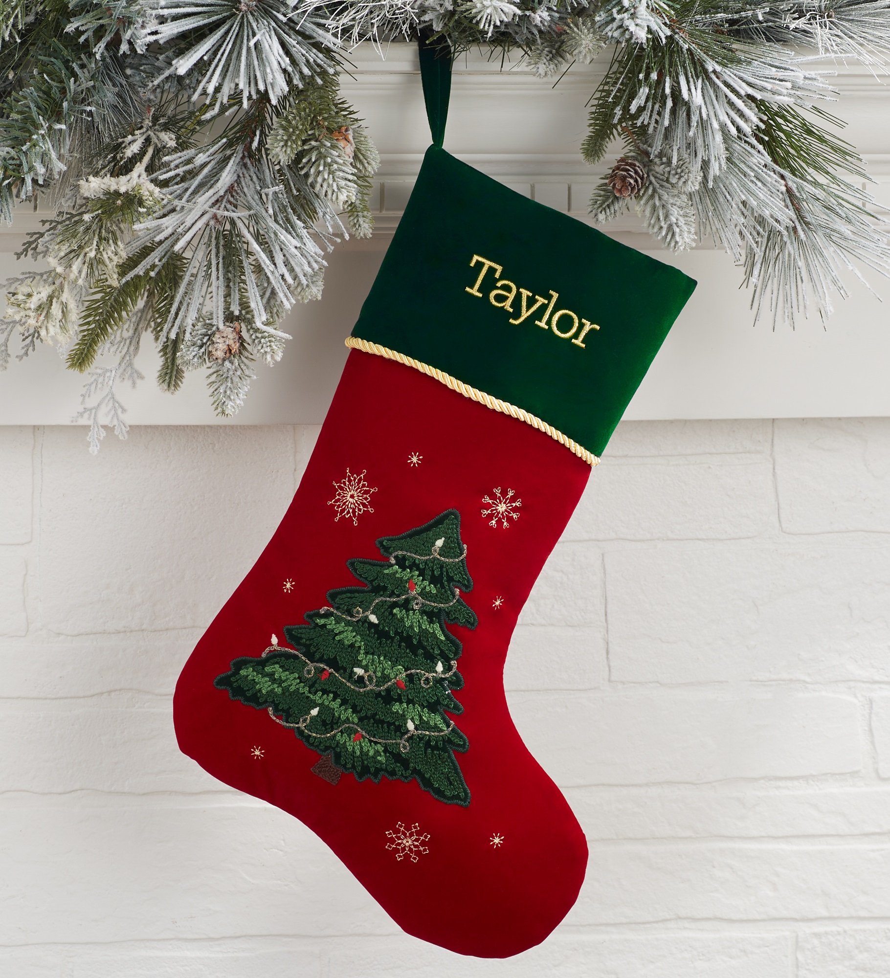 Traditional Icon Personalized Christmas Stockings